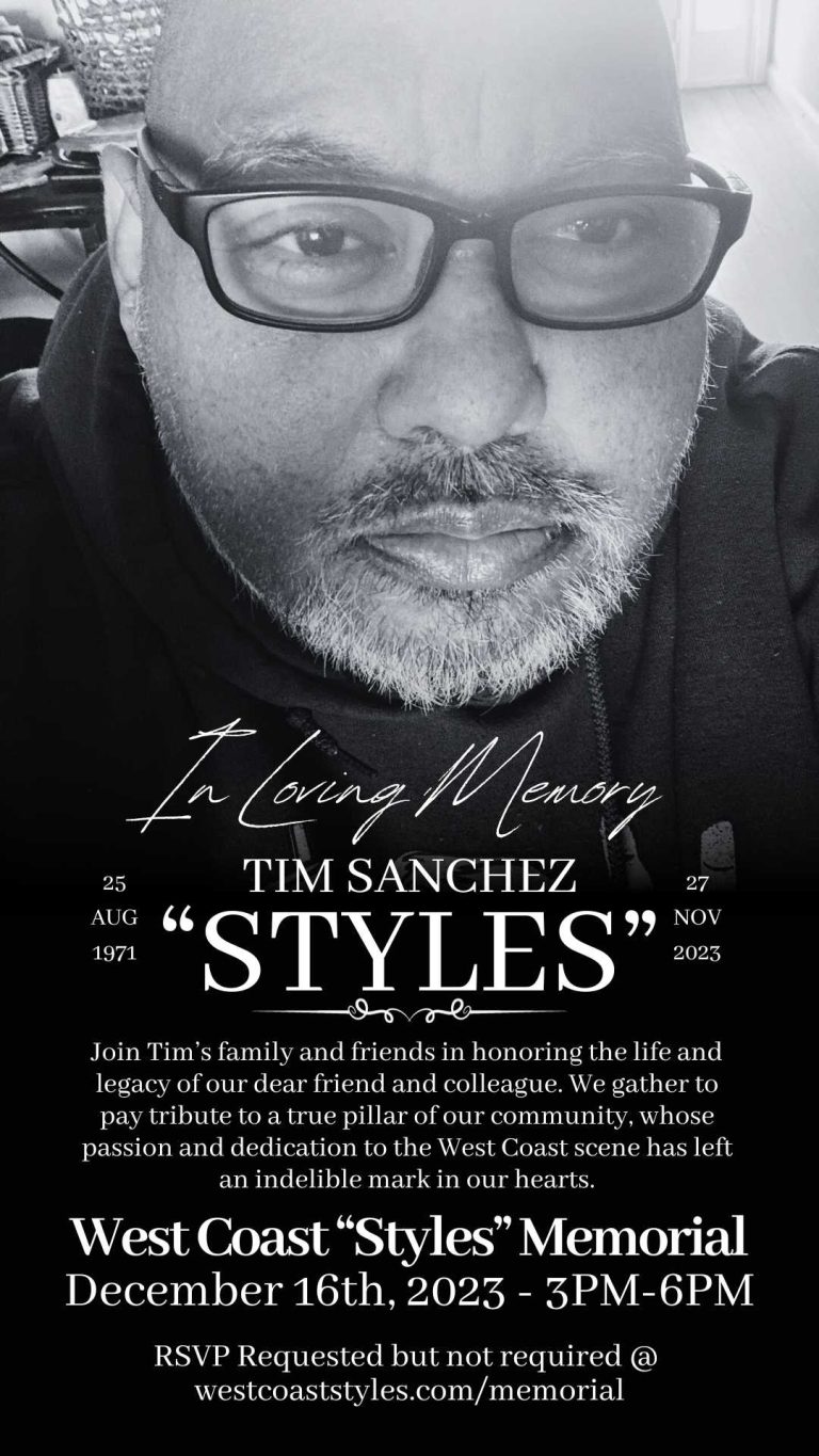 Tim Sanchez Memorial RIP 1971 - 2023